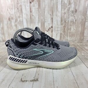Brooks Levitate GTS 5 Womens Running Shoes Grey Navy Mint 1203581B069 Size 7.5
